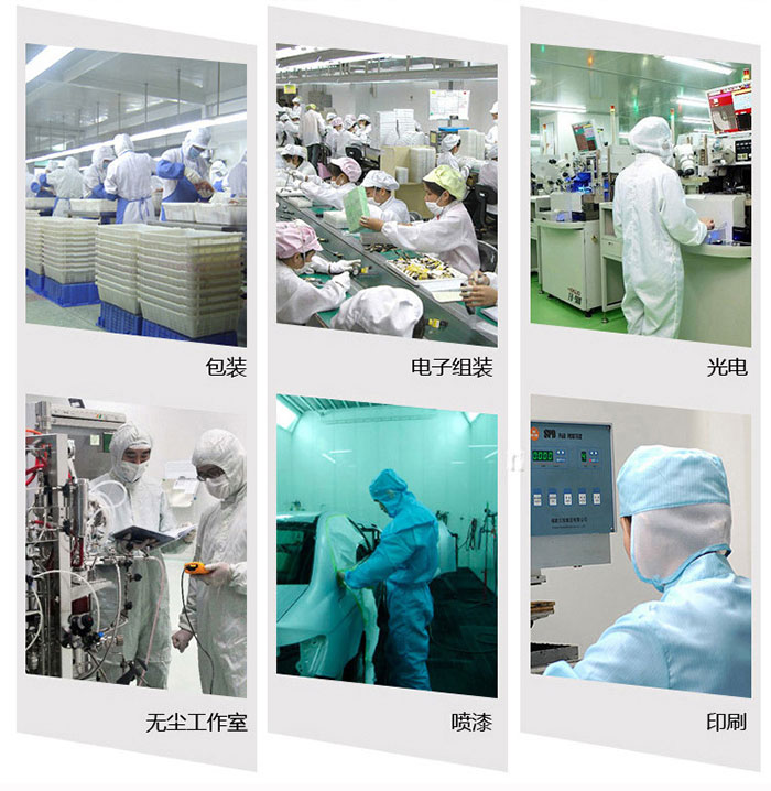 防靜電服應用